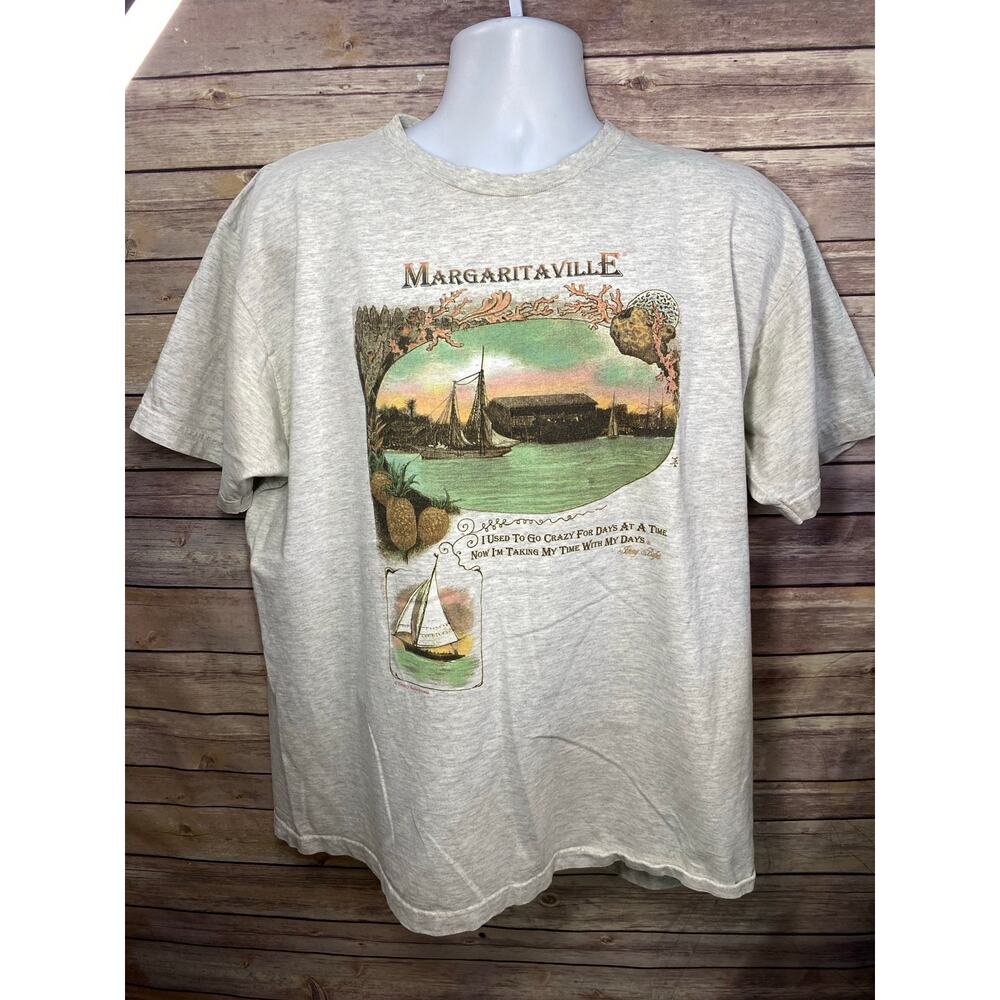 Margaritaville “It’s Five O’Clock Somewhere” T-Shirt – Size XL Coastal 1996